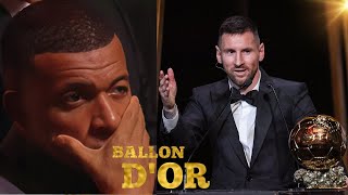 La Réaction de Mbappé aprés le 8éme Ballon Dor de Lionel messi [upl. by Annaierb]