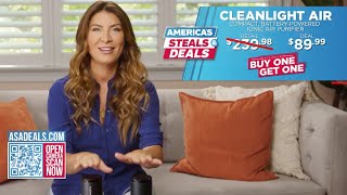 Americas Steals and Deals  CleanLight Air BOGO [upl. by Saxe]