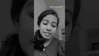 Arikathayaro cover song🖤 Evlin Sara Johny [upl. by Emawk]