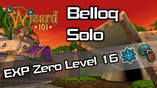 Wizard101  Belloq Solo at Lvl 16 [upl. by Elleirbag24]