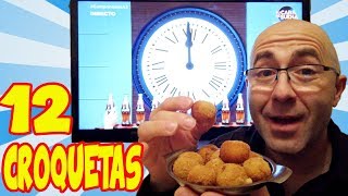 Croquetas caseras  12 Croquetas Nochevieja  Receta paso a paso [upl. by Eemyaj]