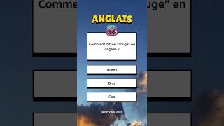 Quiz  5 questions danglais Quiz shorts [upl. by Knudson]