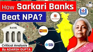 How Sarkari Banks Saved Indian Economy NonPerforming Assets  UPSC Mains GS3 [upl. by Spain]