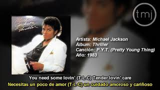 Letra Traducida PYT Pretty Young Thing de Michael Jackson [upl. by Mallin]