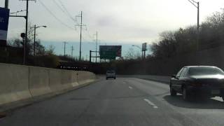 Schuylkill Expressway Interstate 76 Exits 344 to 351 eastbound [upl. by Gwendolen]