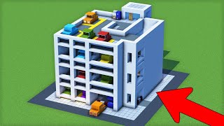 How To Build a Parking Garage In Minecraft Block By Block [upl. by Noonan]