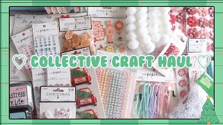 Collective craft haul  Hobby Lobby Michaels amp More 🛍️🎄 [upl. by Bonnee158]