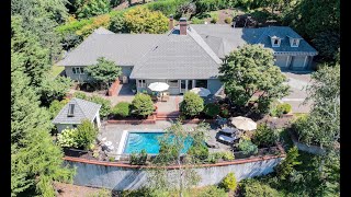 SOLD Dreamy Portland Oregon luxury real estate with European pool patios and main level living [upl. by Elleryt57]