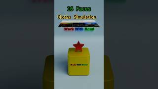 Cloths Simulation blender 3danimation blenderanimation [upl. by Aileahcim]