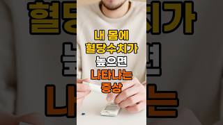 혈당 수치가 높으면 나타나는 증상 5가지 [upl. by Leonard]