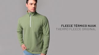 Fleece térmico masculino para neve e frio intenso Nuuk Fiero verde [upl. by Calva]