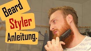 Wie benutze ich den Quick Beard Straightener  Anleitung  Tutorial [upl. by Nek]