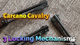 Carcano Cavalry Carbine Bayonet Latches amp shooting them [upl. by Ojiram909]