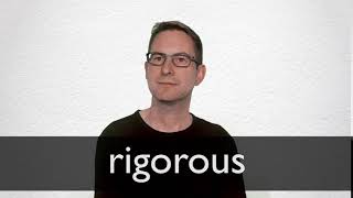 How to pronounce RIGOROUS in British English [upl. by Annah463]