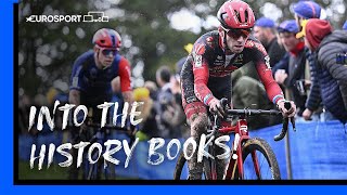 POWERS AWAY 💨  2023 Koppenbergcross Mens Elite Race  Eurosport Highlights [upl. by Xyno884]