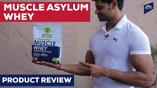 MUSCLE ASYLUM WHEY PROTEIN  PRODUCT REVIEW WITH LAB TEST REPORT  ALL ABOUT NUTRITION [upl. by Abbie]