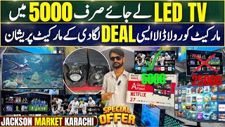 Jackson market karachi  Smart ledtv rs 5000 [upl. by Nosraep]