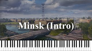 Minsk Intro  WoT OST Piano [upl. by Acirahs]