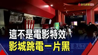 亂大直美麗華影城停電93分鐘 急人工退票 影城展現誠意全面退費再送兩張免費兌換券｜非凡財經新聞｜20230723 [upl. by Aihsital]