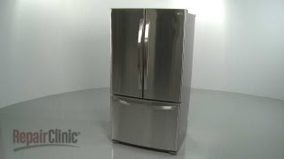 LG Refrigerator Disassembly – Refrigerator Repair Help [upl. by Nollahs995]