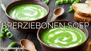 SPERZIEBONEN CREME SOEP MET KIKKERERWTEN [upl. by Gilemette759]