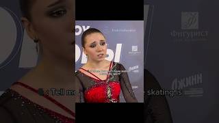 Kamila Valieva  Interview💔  quotHow much figure skating is a traumatic sportquot [upl. by Eugor953]