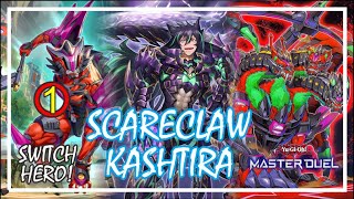 SCARECLAW KASHTIRA 2024 POST BAN LIST COMBO RANKED GAMEPLAY YuGiOh Master Duel masterduel [upl. by Haibot426]