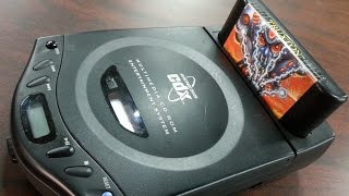 Classic Game Room  SEGA GENESIS CDX console review [upl. by Timrek]