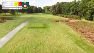 North Hants Golf Club Hole 1 FlyTHRU [upl. by Norraj602]