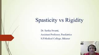 Spasticity vs Rigidity [upl. by Odelia]