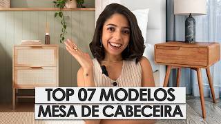 TOP 07 MODELOS DE MESA DE CABECEIRA PARA DECORAÇÃO DO QUARTO [upl. by Trinetta]