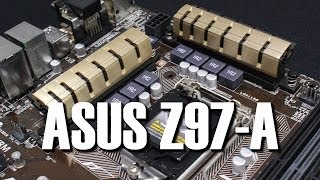 Asus Z97 A Motherboard Preview [upl. by Nhtanhoj]