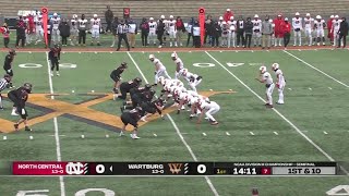 2023 NCAA Div III FB Championship Semifinal  North Central IL vs Wartburg [upl. by Ellenhoj]