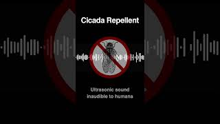 Cicada Deterrent  Ultrasonic sound inaudible to humans Not compatible with iPhone Shorts [upl. by Nosral]