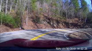 2019 Mazda MX5 Miata RF at Tail of the Dragon [upl. by Ynatsed]