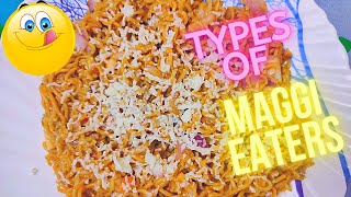 Types Of Maggi Eaters  Maggi Atta Noodles  Top Ramen Noodles  Cheese Maggi Recipe Shorts [upl. by Idhem397]