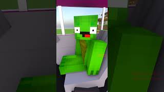 Mikey Prank and the end   Baby zombie minecraft animations [upl. by Josias]