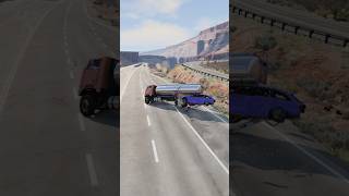 Realistic Highway Car Crashes 66  beamngdrive [upl. by Dyrrej]