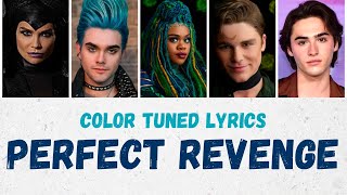 COLOR TUNED LYRICS PERFECT REVENGE – DESCENDANTS4  THE RISE OF RED [upl. by Einnalem]