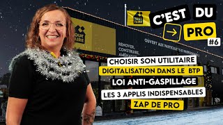 CHOISIR SON UTILITAIRE DIGITALISATION DANS LE BTP LOI ANTIGASPILLAGE 3 APPS INDISPENSABLES [upl. by Herv479]