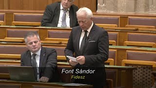 Font Sándor azonnali kérdése és Farkas Sándor válasza [upl. by Ziladnerb]