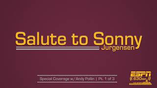 Salute to Sonny Jurgensen  Special Coverage wAndy Pollin pt1 of 3 [upl. by Ylle]