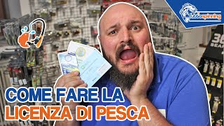 COME FARE LA LICENZA DI PESCA 🎣 Tutorial [upl. by Lachlan]