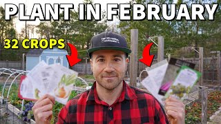 32 Veggies You Can Plant In February RIGHT NOW [upl. by Leonanie]