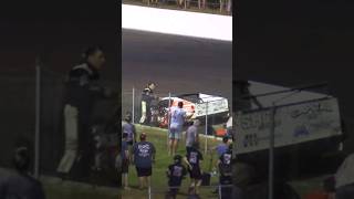 RYAN NEWMAN GETS OUT OF CRASHED RACECAR nascardriver racing crash motorsport northcarolina [upl. by Nodnal]