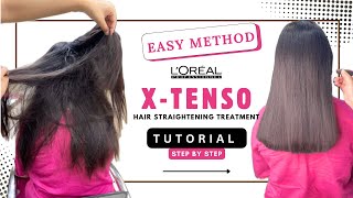 Achieve Gorgeous Straight Hair with LOréal Oleoshape Xtenso StepbyStep Tutorial [upl. by Ellerehs964]