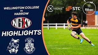 HIGHLIGHTS WELLINGTON COLLEGE vs HARROW  SCHOOLS RUGBY [upl. by Elletsyrk]