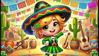 Laurenityy the Leprechauns Fiesta Adventure in Mexico  Learn Spanish Kids Song [upl. by Suirada]