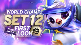 World Champion Tries Set 12 for the First Time  TFT PBE Gameplay [upl. by Akinimod]