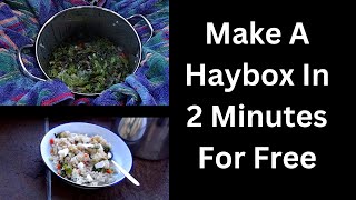 Haybox cooking without a haybox Save money on cooking Feta cheese and vegetable risotto [upl. by Ardnek]